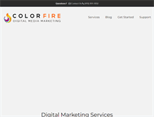 Tablet Screenshot of colorfire.com